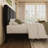 Modern Low-Profile Velvet Upholstered Platform Bed Frame With Headboard-20606717-20606712