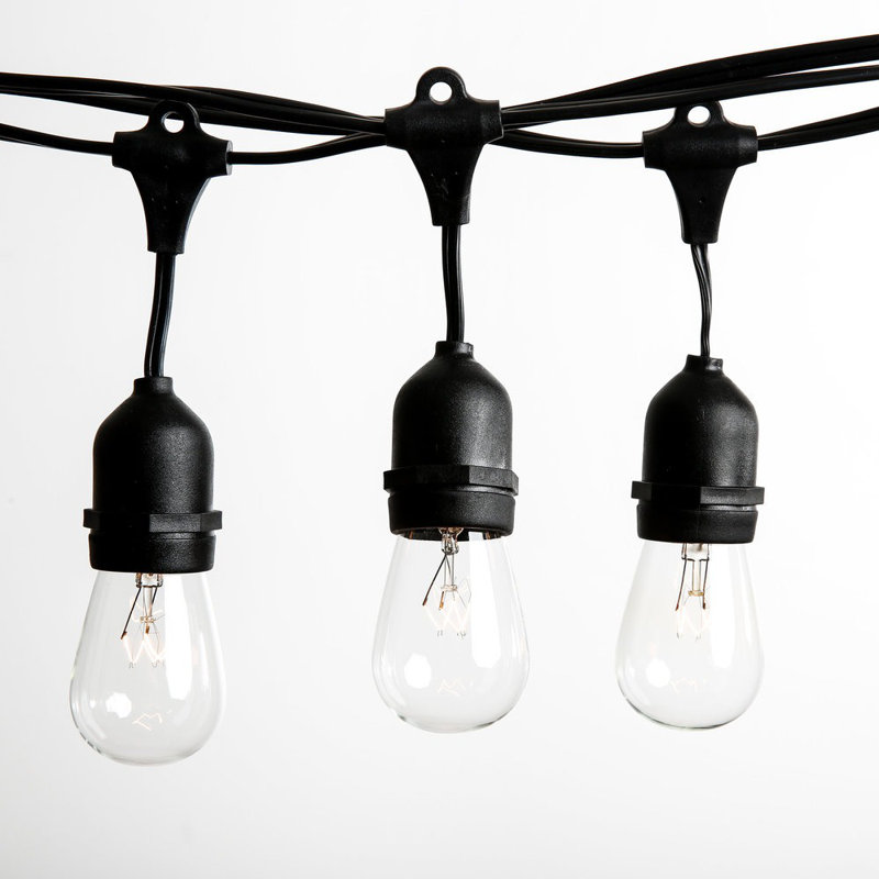 Outdoor 12 - Bulb 24'' Plug-in Arbitrary String Light