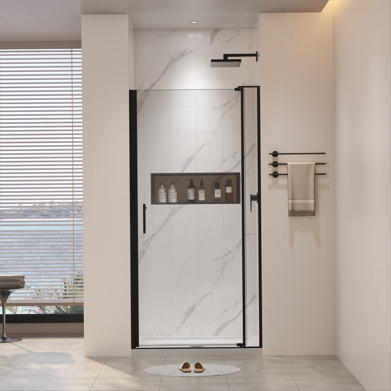 Left And Right Opening Universal Pivot Shower Door