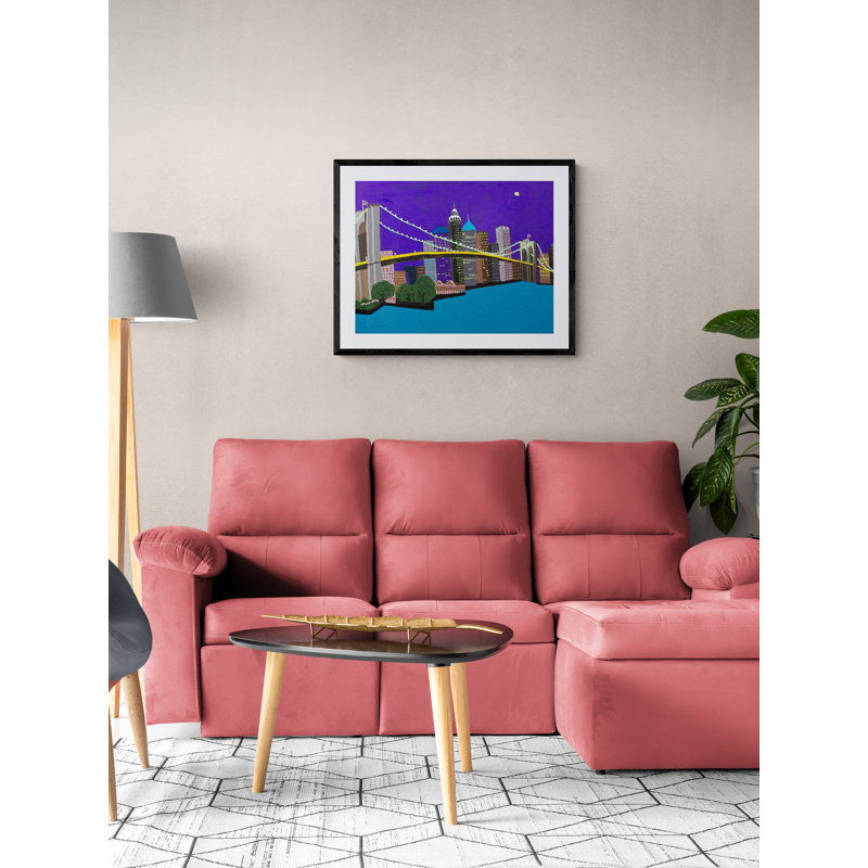Brooklyn Bridge Print by Sue Graef, 24" H x 32" W, Wrapped Canvas