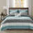 Saben Striped Comforter Set with Cotton Bed Sheets-815740706-919432680