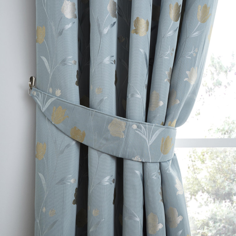 Juliette 100% Polyester 71cm Curtain Tieback, Duckegg
