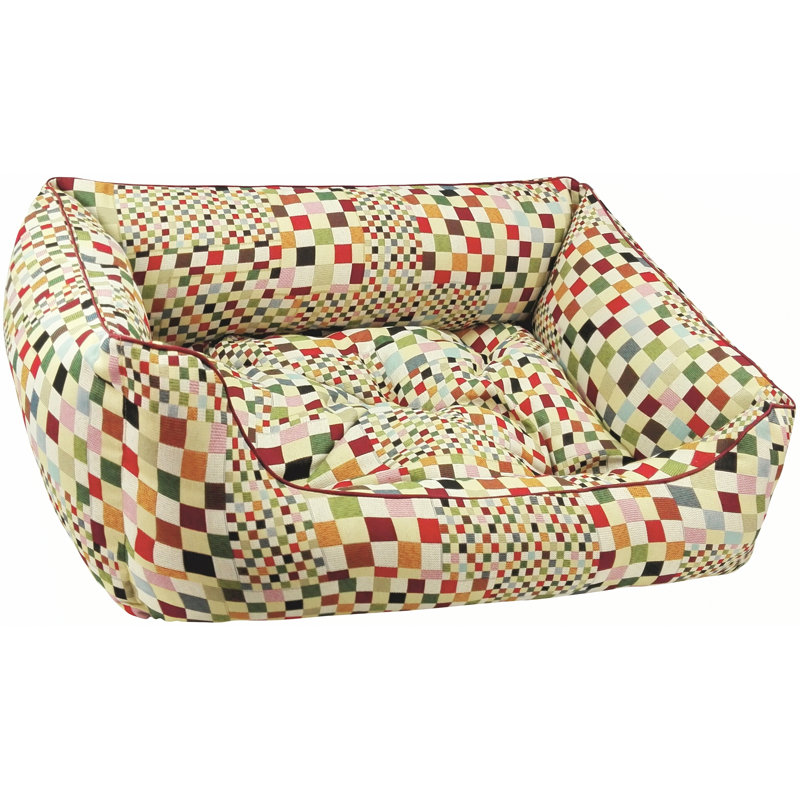 Geometric Orthopedic Pet Bed, Extra Large (100cm W x 80cm D x 35cm H)