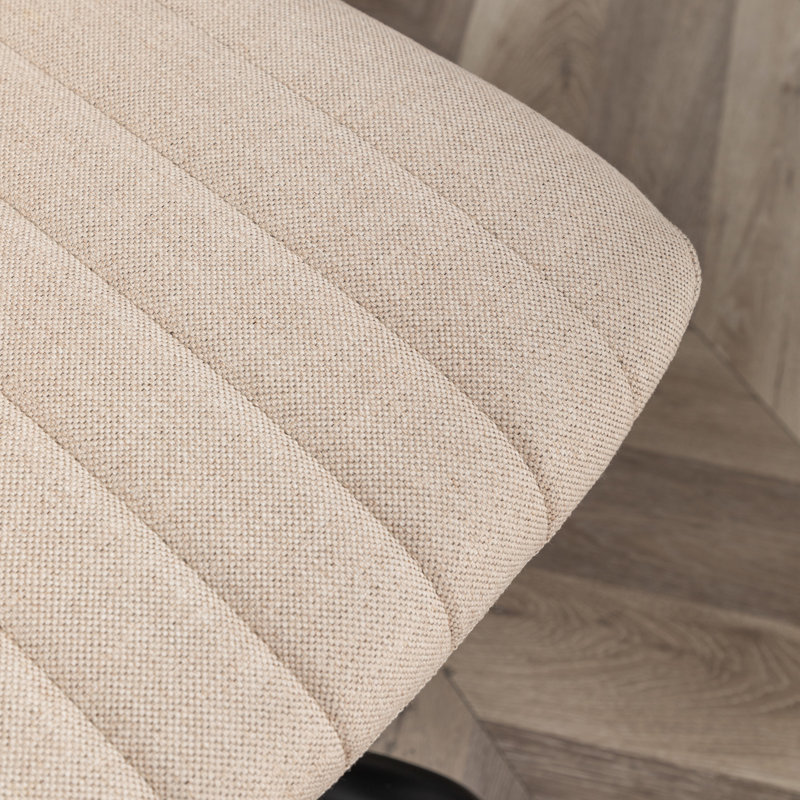 Chaise de bureau moderne pivotante, Beige