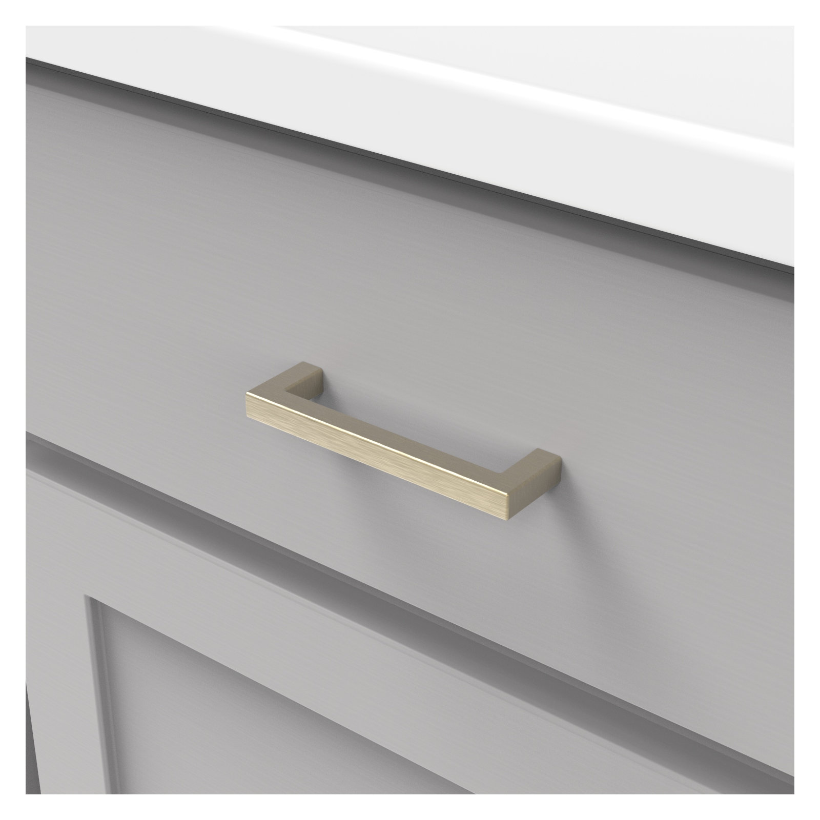 Skylight Collection Handle Pull - Contemporary Hardware for Drawers & Cabinets, Polished Nickel, 18", 5