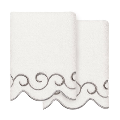  100% coton turc SIMPLICITY ensemble de serviettes à main 2 pièces
