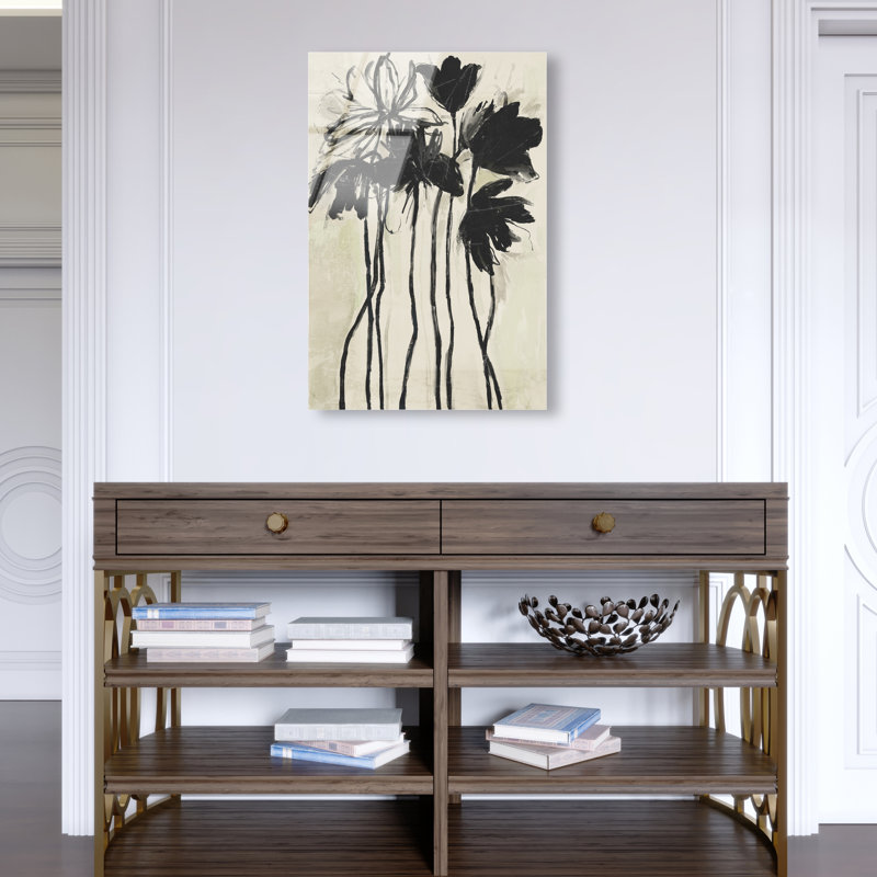 Flower Abstract Studio High-Gloss Frameless Acrylic Glass Wall Art Floral & Botanical Print by Oliver Gal, Ready to Hang, 10 x 15