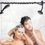 Pomme de douche double, douche tandem à haute pression, pomme de douche à main à 7 réglages, pomme de douche à filtre réglable sur 360 degrés-117329179