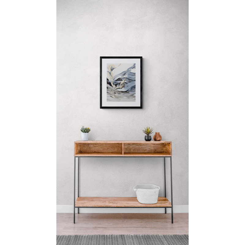 Luminous Torrent II Print by Novi Lim, Black Framed Paper, 20" H x 16" W