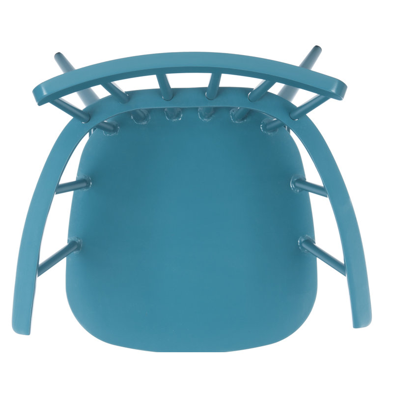 Clifton Outdoor Dining Side Chair, Matte Navy Blue
