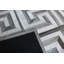 Area Cowhide Geometric Area Rug in Gray-541935783
