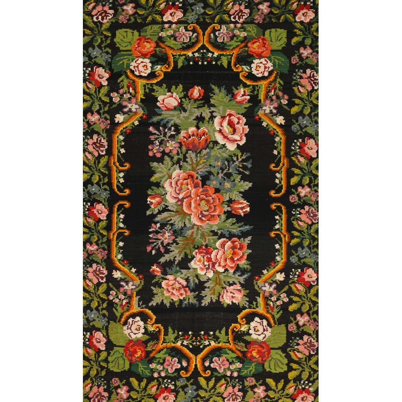 Floral Indoor Rug, Rectangle 7' x 10'