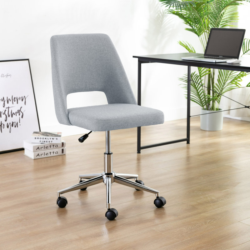 Linen Task Chair, Grey