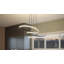 Luminaire suspendu ovale noir mat Ovard
