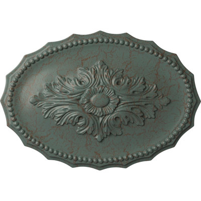 Médaillon de plafond Oxford Endurathane, l 16 7/8 po x H 11 3/4 po x P 1 1/2 po