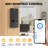Wi-Fi Smart Lock Touchscreen Single Cylinder Deadbolt with Smartkey Security-106633095