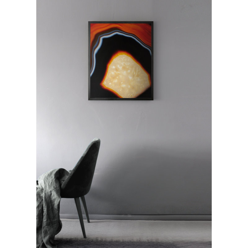 Geode 7 by Michael Banks - Single Picture Frame Print on Canvas