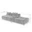 Canapé modulaire 3 places sans accoudoirs-1438946650