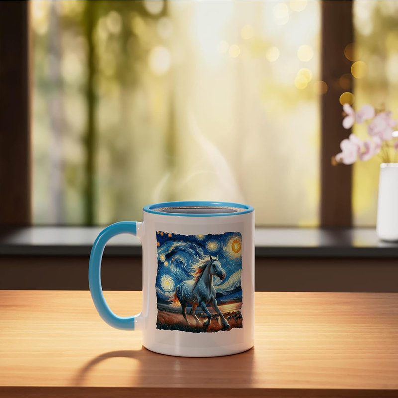 Ceramic Coffee Mug, Blue
