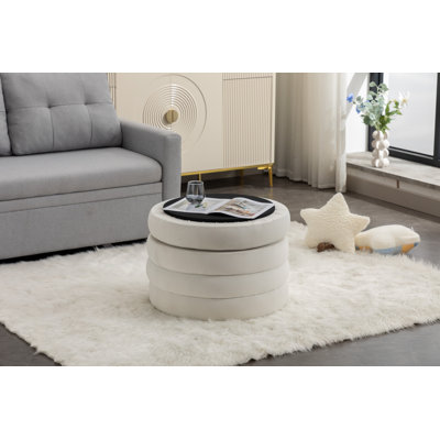 Tomkiel Round Storage Ottoman