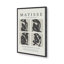 Nus Noir Matisse, reproduction d'art sur cadre argent poli-1162922784-1162922799