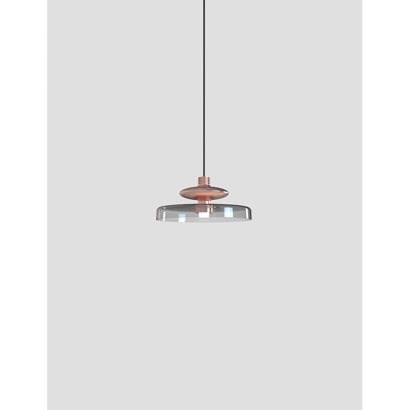 Tread 1 - Light LED Pendant, Smoky, Matte Copper, 2700 Kelvins