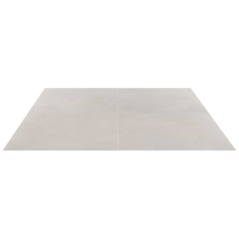 New Rock 24x24 Matte Porcelain Tile, Perla White