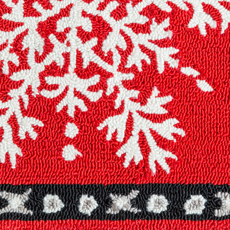 Tapis intérieur / extérieur rouge Pennville