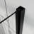 32"X 72" Shower Door, 1/4 Inch  6Mm  Tempered Clear Glass, Black Finish, Reversible Installation, 180 Pivot, Flexible Hinges, Heavy - Duty Waterproof Handle, Packaging 32" 33.2" Adjustable Width-124961258