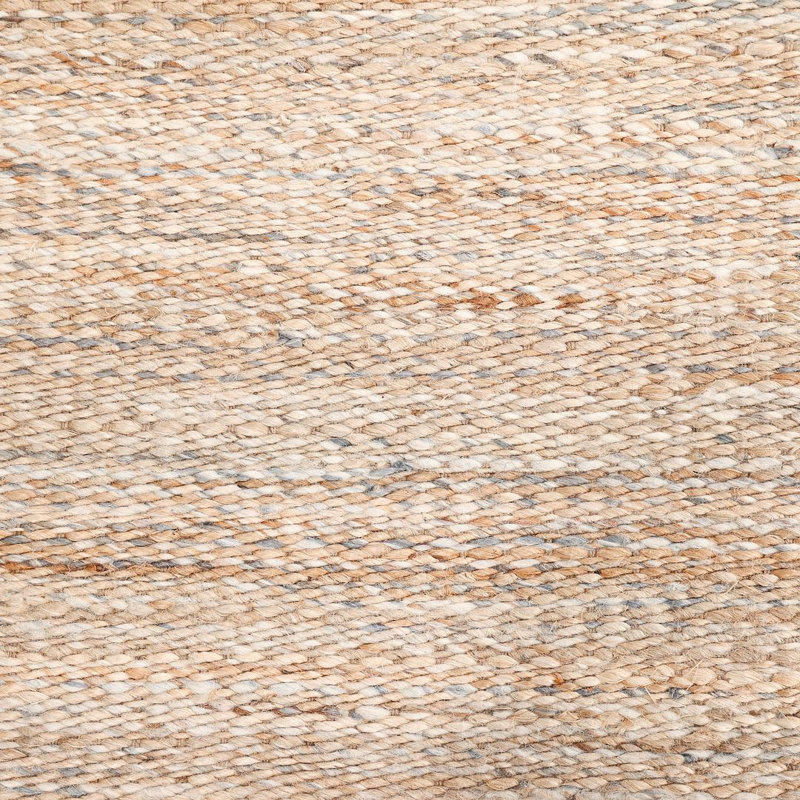 Lee Tencel Geometric Area Rug in Brown, Rectangle 5' x 8'