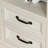 17.7'' W Farmhouse Nightstand With Built-in Outlets, 2 Drawers and Open Shelf-393764290