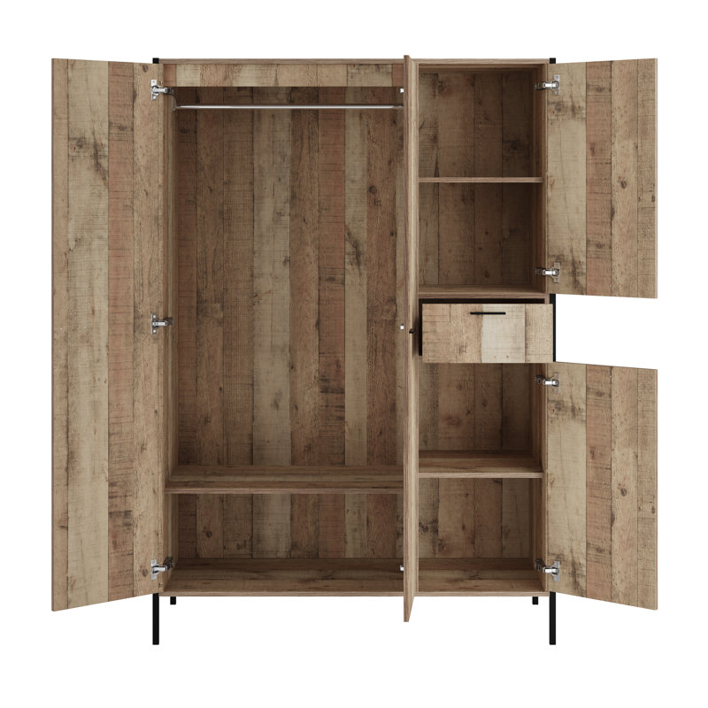 Newport Beach 4 Door Wardrobe