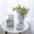 Bathroom Silver Square Tissue Box Cover