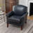 Shalisia 32'' Wide Upholstered Genuine Leather Armchair-697261949