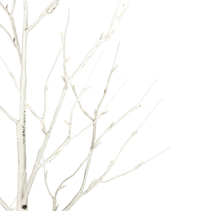 Vickerman LED White Birch Twig Tree 36' Lighted Artificial Christmas Tree
