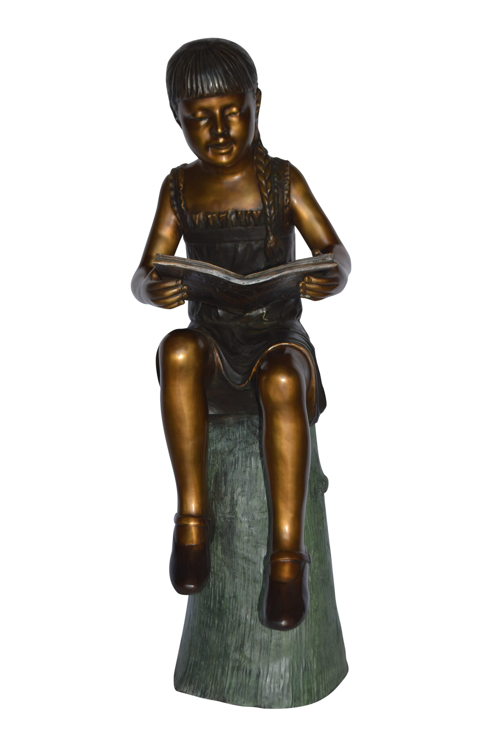 Wildon Home® Laraoun People Copper Garden Statue