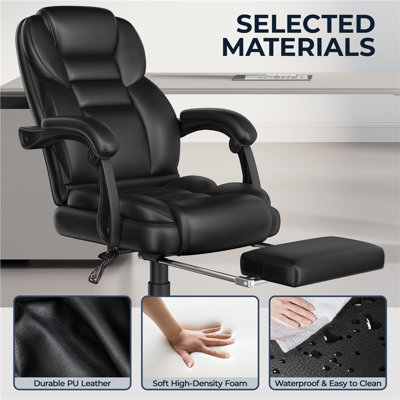 Merito Faux Leather Adjustable Office Chair