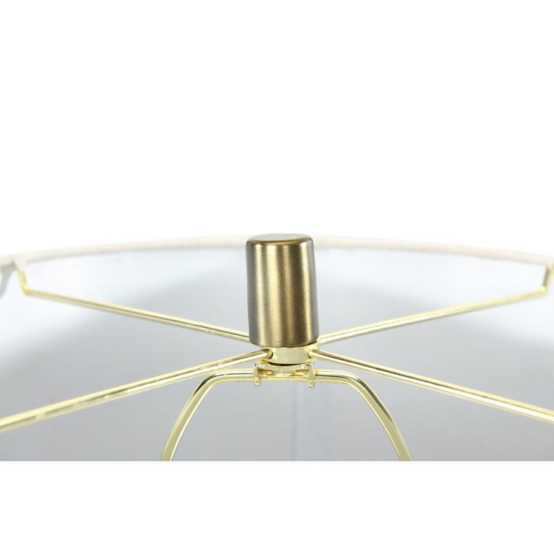 Mettler Table Lamp, Gray/Gold