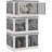 Stackable Storage Bins With Lids, Wheels, And Collapsible-618991210