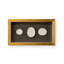 Intaglio Framed Textual Art Canvas