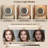 Makeup Vanity Desk With Mirror And Light, 3 In 1 Vanity Desk Set With Storage Hidden Stool, Charging Station And Open Storage Space, Compact Dressing Table
