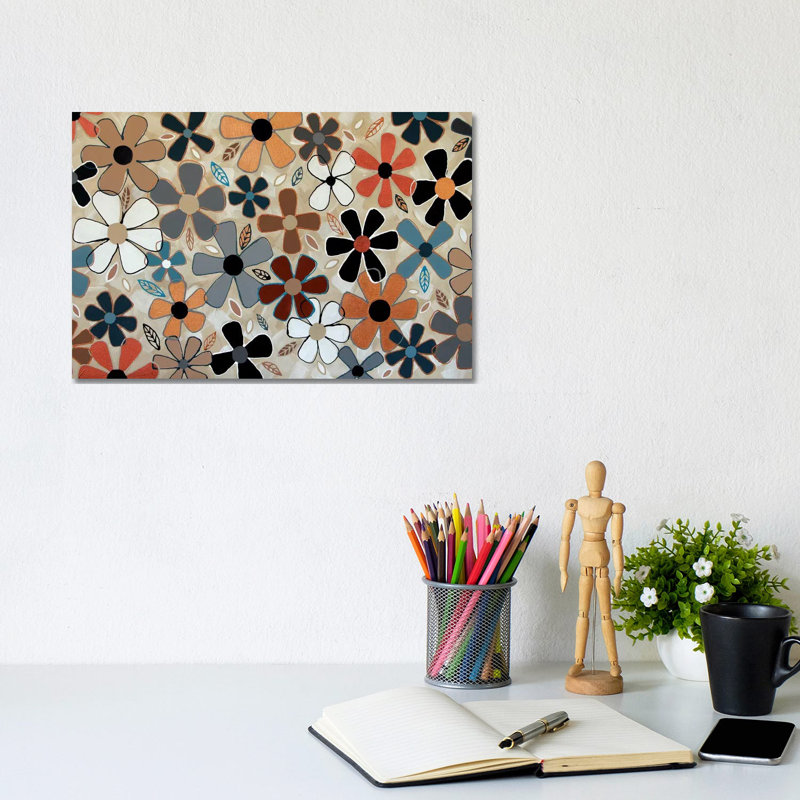 Daisies Simple And Sweet No.2 by Lisa Frances Judd - Wrapped Canvas Print, 20.32 cm H x 30.48 cm W