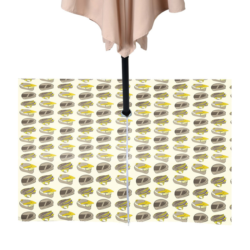 Brendon Geometric Tablecloth, 104" x 60"