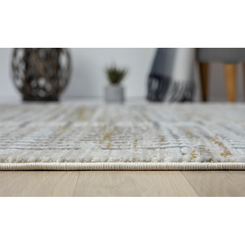 Valentina cream Rug, Rectangle 160 x 230cm