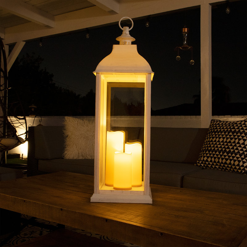 30'' Battery Powered Square / Rectangular, 28" H x 9" W x 9" D