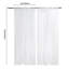 Voilages blancs, 2 panneaux de 213 cm de long (52 po x 84 po chacun), 100 % polyester. Parfait pour la chambre, le salon, le balcon ou le jardin. Installation facile grâce à ses deux passants pour tringle.-226520040