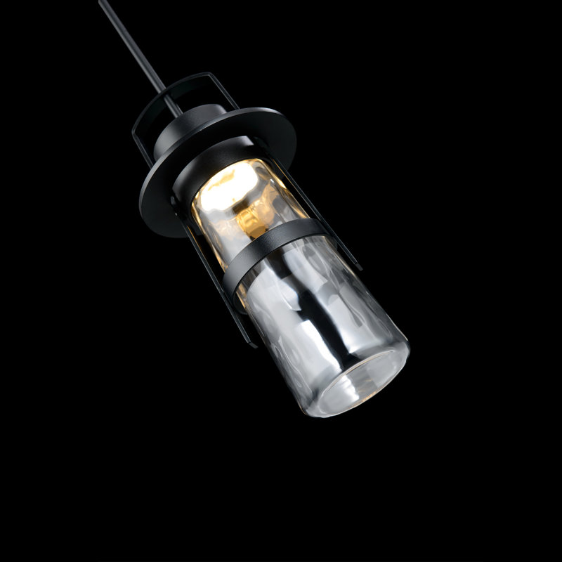 Balthus 1 - Light LED Lantern Pendant, Black