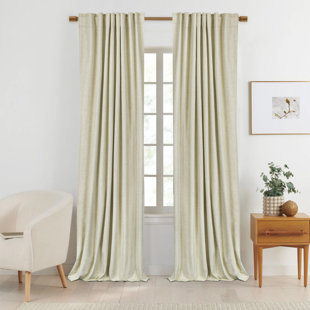 Beige White Semi Sheer Pinch Pleat Curtains 72 Inches Long for Living Room  Bedroom, Faux Linen Light Filtering Pleated Drapes with Hooks (54 W x 72