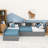 Daybed with 3 Drawers and Bookshelf-1885626450
