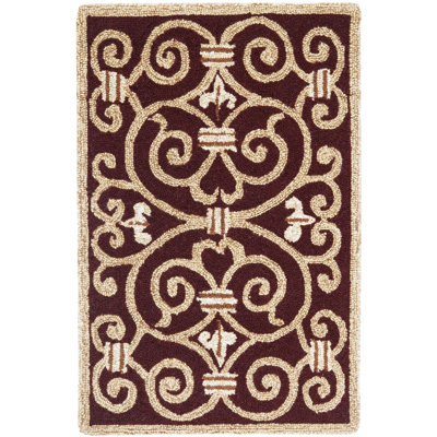 Brayton Hand Hooked Wool Pile Oriental Rug